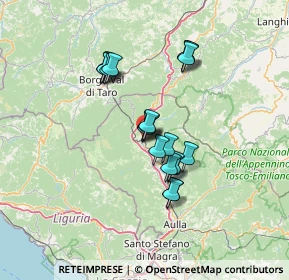 Mappa 54027 Pontremoli MS, Italia (10.8635)