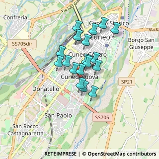 Mappa Via Serafino Arnaud, 12100 Cuneo CN, Italia (0.674)