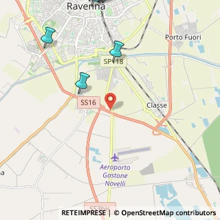 Mappa Via Dismano, 48121 Ravenna RA, Italia (4.01)