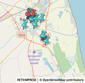 Mappa Via Zuccherificio, 48124 Ravenna RA, Italia (3.9025)