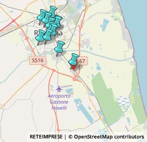 Mappa Via Zuccherificio, 48124 Ravenna RA, Italia (4.33583)