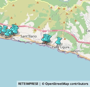 Mappa Via Aurelia, 16031 Bogliasco GE, Italia (2.87933)