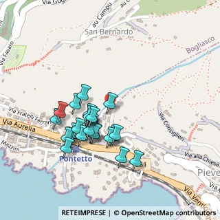 Mappa Via Campodonico, 16031 Bogliasco GE, Italia (0.20385)