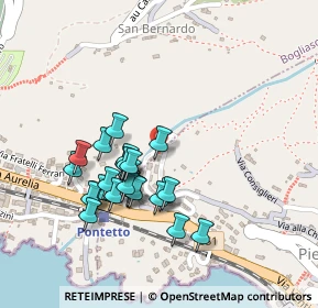 Mappa Via Campodonico, 16031 Bogliasco GE, Italia (0.20385)