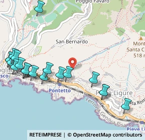 Mappa Via Campodonico, 16031 Bogliasco GE, Italia (0.6525)