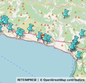 Mappa Via Campodonico, 16031 Bogliasco GE, Italia (5.4585)