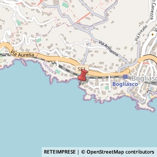 Mappa Strada Statale 1 Via Aurelia, 52, 16031 Bogliasco, Genova (Liguria)