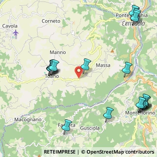 Mappa Via Provinciale Est, 41045 Montefiorino MO, Italia (3.0885)