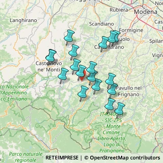 Mappa Via Provinciale Est, 41045 Montefiorino MO, Italia (12.05667)