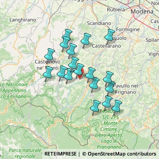 Mappa Via Provinciale Est, 41045 Montefiorino MO, Italia (12.28556)