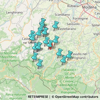 Mappa Via Provinciale Est, 41045 Montefiorino MO, Italia (11.419)