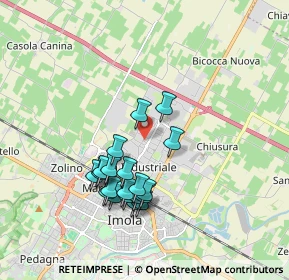 Mappa Via Zambrini, 40026 Imola BO, Italia (1.7115)