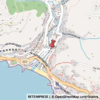 Mappa Via Giuseppe Garibaldi, 6, 16030 Sori, Genova (Liguria)