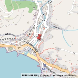 Mappa Via Giovanni Stagno, 13, 16031 Sori GE, Italia, 16030 Sori, Genova (Liguria)