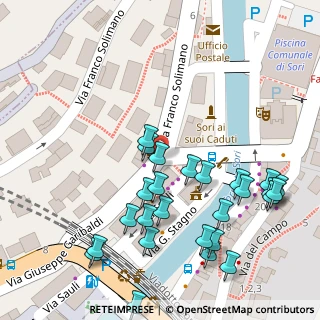 Mappa Via Giuseppe Garibaldi, 16031 Sori GE, Italia (0.07308)