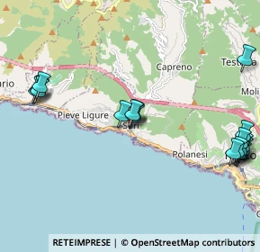 Mappa Via Nazario Sauro, 16031 Sori GE, Italia (2.60833)