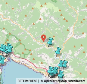 Mappa 16040 San Colombano Certenoli GE, Italia (6.80474)