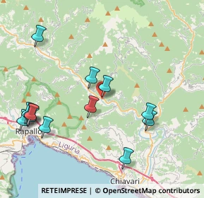 Mappa Piazzale Andrea, 16040 San Colombano Certenoli GE, Italia (4.66615)