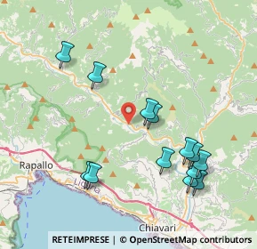 Mappa Piazzale Andrea, 16040 San Colombano Certenoli GE, Italia (4.24154)