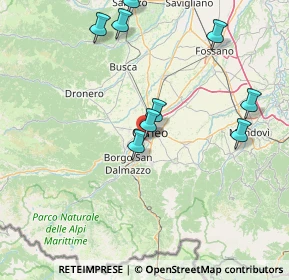 Mappa Piazzale della Croce Rossa Italiana, 12100 Cuneo CN, Italia (24.26067)