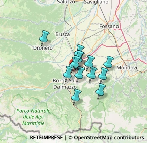 Mappa Piazzale della Croce Rossa Italiana, 12100 Cuneo CN, Italia (7.86429)