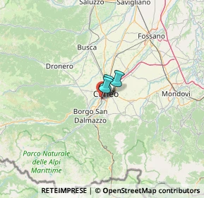 Mappa Via Gino Giordanengo, 12100 Cuneo CN, Italia (53.13)
