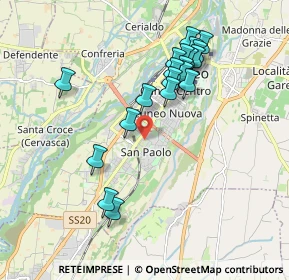 Mappa Via Gino Giordanengo, 12100 Cuneo CN, Italia (1.8335)