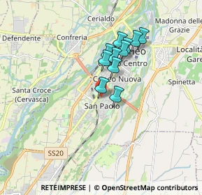 Mappa Piazzale della Croce Rossa Italiana, 12100 Cuneo CN, Italia (1.32364)