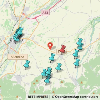 Mappa Via Tetto Meineri, 12081 Beinette CN, Italia (5.2435)