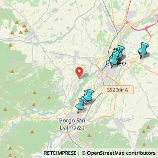 Mappa Via San Pellico, 12010 Cervasca CN, Italia (4.4225)