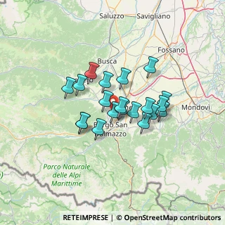 Mappa Via Silvio Pellico, 12010 Cervasca CN, Italia (9.959)