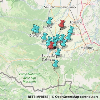 Mappa Via Silvio Pellico, 12010 Cervasca CN, Italia (9.45)