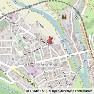 Mappa Via Guglielmo Marconi, 27, 54027 Pontremoli, Massa-Carrara (Toscana)
