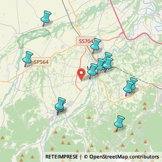 Mappa Via Vecchia di Pianfei, 12084 Mondovì CN, Italia (4.24167)