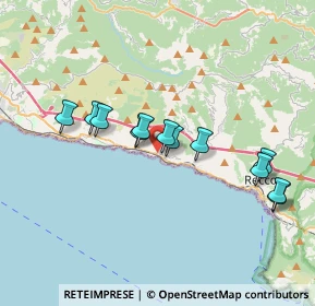 Mappa Viale delle Mimose, 16031 Pieve Ligure GE, Italia (3.33417)