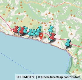 Mappa Viale delle Mimose, 16031 Pieve Ligure GE, Italia (3.19)