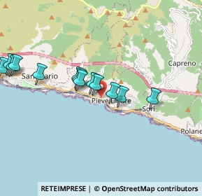 Mappa Viale delle Mimose, 16031 Pieve Ligure GE, Italia (1.89846)
