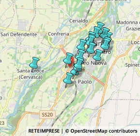 Mappa Corso Alcide de Gasperi, 12100 Cuneo CN, Italia (1.4425)