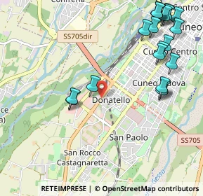 Mappa Corso Alcide de Gasperi, 12100 Cuneo CN, Italia (1.3825)