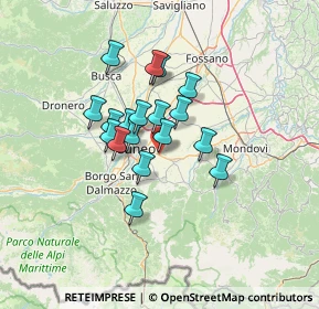 Mappa 12016 Borello CN, Italia (9.77722)