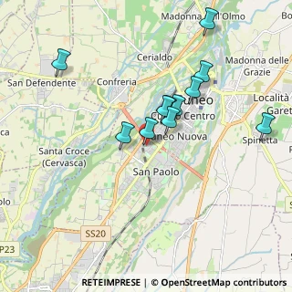 Mappa Via Augusto Rostagni, 12100 Cuneo CN, Italia (1.69636)