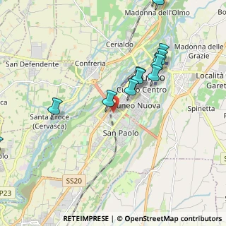 Mappa Via Augusto Rostagni, 12100 Cuneo CN, Italia (2.35417)