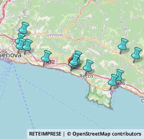 Mappa SP 71, 16031 Sori GE, Italia (8.04538)