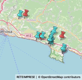 Mappa SP 71, 16031 Sori GE, Italia (5.88667)