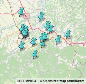 Mappa Via del Caduti, 12080 San Michele Mondovì CN, Italia (6.3545)