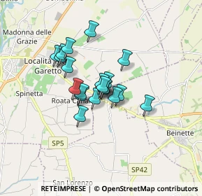 Mappa SP564, 12016 Borello CN, Italia (1.1055)