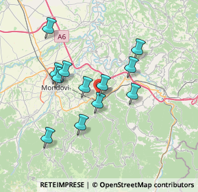 Mappa Via Roma, 12080 San Michele Mondovì CN, Italia (6.4225)