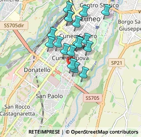 Mappa Via Amedeo Avogadro, 12100 Cuneo CN, Italia (0.75263)