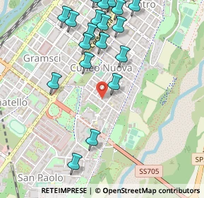 Mappa Via Amedeo Avogadro, 12100 Cuneo CN, Italia (0.6195)