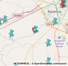 Mappa Via Chiesa, 48124 San Marco RA, Italia (7.09333)